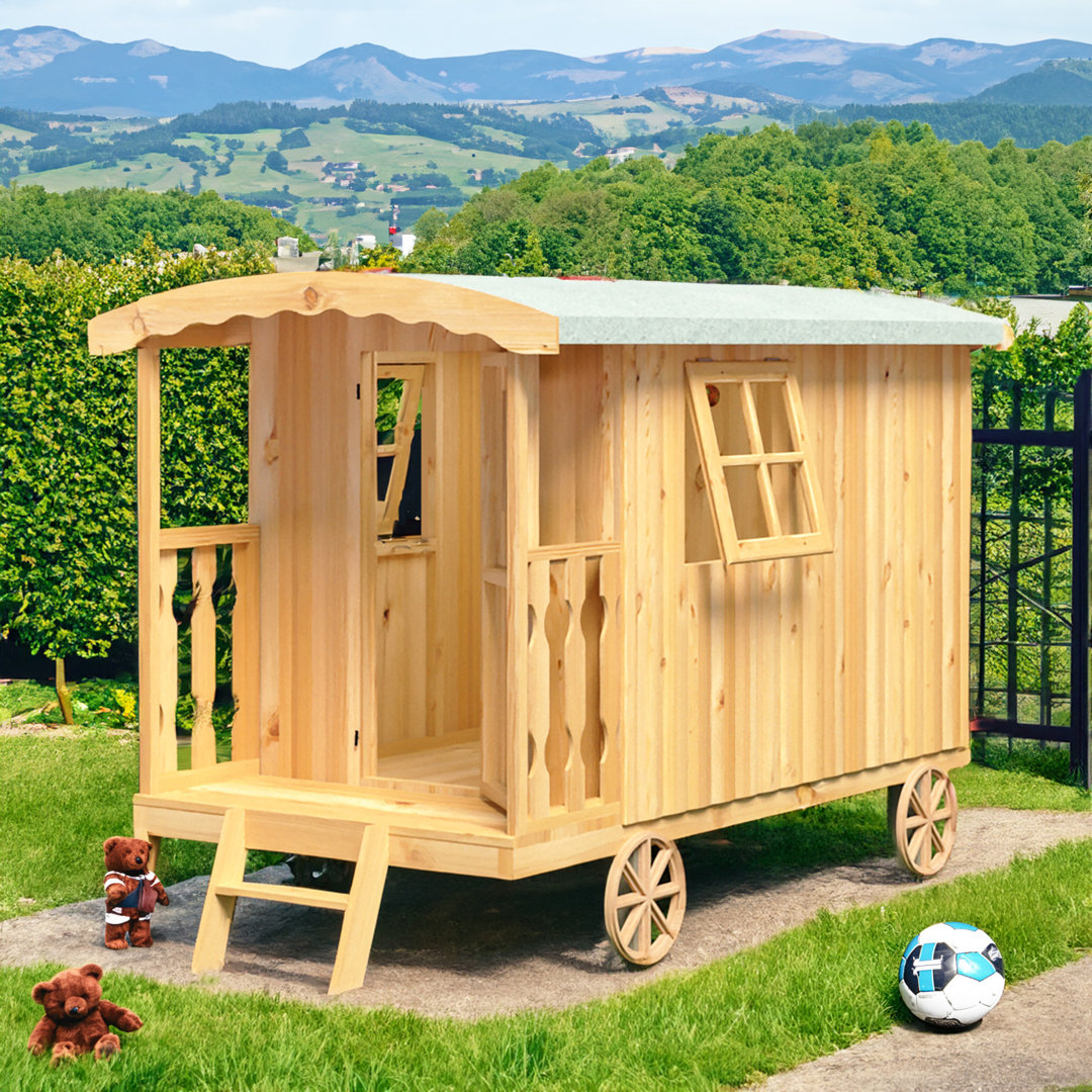 Shire GB Caboose Playhouse Brown